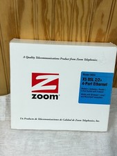 New Open Box Zoom X5 DSL 2/2+ 4-Port Ethernet Modem Model 5654 Gateway Router picture