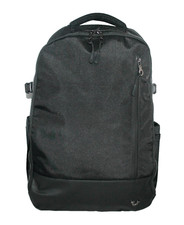 TRUE RELIGION Dome Commuter Backpack Laptop Pocket Trolley Sleeve Black picture