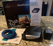 SpeedStream 5260 Ethernet ADSL DSL Modem Efficient Networks Inc picture