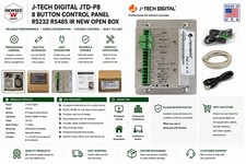 J-Tech Digital JTD-P8 8 Button Control Panel RS232 RS485 IR New Open Box picture