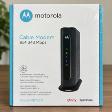 Motorola MB7220 DOCSIS 3.0 Cable Modem – 8x4 – 343 Mbps BRAND NEW picture