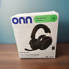 onn HZ-WD-GX Wireless Gaming Headset, Ps5 Compatable - Bluetooth/2.4GHz, Black picture