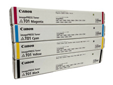 Genuine Canon T01 Toner Cartridges Set imagePress C60 / C600 / C700 / C800 picture