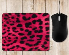 Hot Pink Leopard Print Mouse Pad picture
