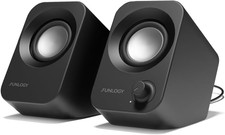 Speaker - 14W Stereo PC Speakers, USB Powered, Compact Size with 30° Tilt Design picture