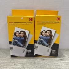 (2) Kodak Cartridge 2.1 X 3.4 30 Sheets For Kodak Mini Shot 2 Series Brand New picture