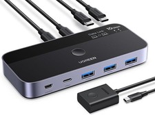UGREEN 10 Gbps USB-C Sharing Switch – 2 In 4 Out USB-C Switch Support File Sync picture