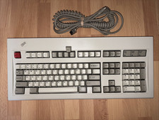 Red, white and black IBM Model M picture