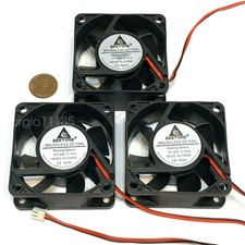 3 pieces Computer case 2Pin 6025 DC Fan 24V 6cm 60x60x25mm Motor Cooling WD picture