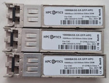 Lot of 3 HPC Optics 1000BASE-SX-SFP-HPC SFP Gigabit 850nm Ethernet Module picture