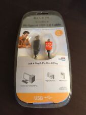 New Belkin 5-pin mini-b hi-speed usb 2.0 cable - SHIPS FREE picture