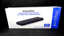 VisionTek VT2500 USB-C Multi Display MST Dock w/ Power Delivery 100W USB-C Adapt picture