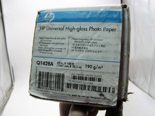 Hewlett Packard Q1428A 42in x 100ft HIGH-GLOSS PHOTO PAPER FOR DYE INK PRINTERS picture