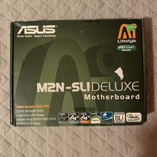 ASUS M2N32-SLI Deluxe Motherboard Box - BOX ONLY - Retro Collector Item picture