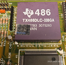 PGA132 386/486 33 Mhz CPU Texas Instruments 486DLC-33BGA TESTED  picture