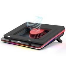 IETS GT500 Powerful Turbo-Fan (5000 RPM) RGB Laptop Cooling Pad with S2(RGB) picture