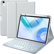 Harvopu Compatible with iPad Air 11-inch/Air 5th 4th Generation Case White/grey picture