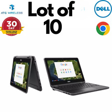 Lot of 10 Dell Chromebook 3189 Touchscreen Tablet / HDMI + WEBCAM - Grade B picture