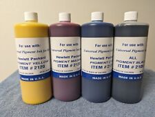 4,000ml HP PIGMENT BULK INK REFILL FOR HP 932 940 950 952 970 972 980 CYMK CISS picture