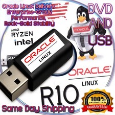 Oracle Linux R10 Boot DVD + High‑Quality Metal USB Combo Pack – AAA+ Disc SHA256 picture
