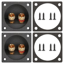 2.2 in Square ScrewType Speaker Box Terminal, 2 Pack picture