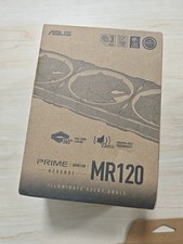 ASUS PRIME MR120 ARGB Black Reverse Case Fan Triple Pack, 28mm Thick Frame picture