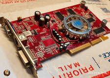 128-Bit AGP CARD HIS Excalibur 4R8KD542 ATI Radeon 9550SE (RV350LX) 128 MB DDR picture