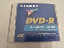 Fujifilm DVD-R 4.7 gb  unopened sealed New NOS 120 Min Data Video picture