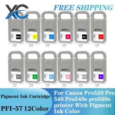 PFI-57 Pigment Ink Cartridge With Chip Compatible For Canon Pro520 540 540s 560s picture