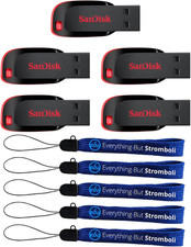 Sandisk 8GB Blade Flash Drive (5 Pack) Compact Pen Drive for Computers picture