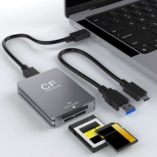 CFexpress Type A/B & SD Card Reader USB 3.2 10Gbps USB-C Adapter SLR picture