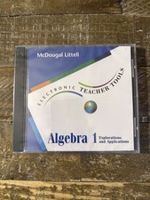 Electronic Teacher Tools Algebra 1 PC Software picture