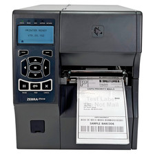 TESTED Zebra ZT410 Thermal Transfer Barcode Label Printer BT Ethernet USB Serial picture