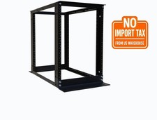 15U Rack 4 Post Server Rack Open Frame Server Rack Enclosure 19