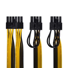 Modular Power Supply ATX 12Pin to Dual 8Pin & 6Pin Splitter Cable for GPU Gra... picture