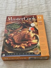 Vintage Sierra Home MasterCook Deluxe 4.0 PC CD Discs Sealed NOS Cook Retro picture