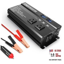 1200W Peak Power Inverter, Car Inverter with 3 3 AC + 3 USB + 1 Type-C Port picture