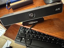 Aluratek Live 4K Webcam - Black/Silver (AWC4KF) picture