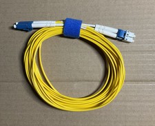 9' Plus Corning Fiber LC to LC  201404 SMF-28e+LL OFNR picture