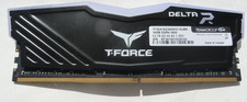 SINGLE 16GB DDR4 TEAMGROUP T-Force Delta R 3600 DIMM RAM TF3D416G3600HC18JBK picture
