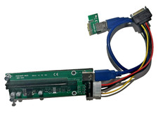 PCE164P-N03 VER003 PCIe x1 to x16 Powered GPU Riser Card Complete Set picture