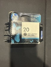 New Genuine HP 20 Black Ink Cartridge Exp 02/2012 Brand New Factory Sealed picture