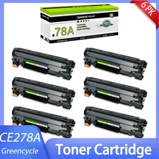 GREENCYCLE 6PK 78A CE278A Toner For HP LaserJet Pro M1536DNF MFP P1560 P1606DN picture