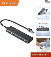 4-Port USB 3.0 Hub - Quick File Transfer and Plug & Play Compatibility, 0.5 ft picture