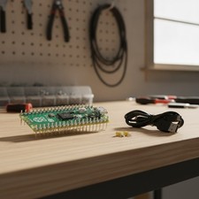 Raspberry Pi Pico 2 with Yellow Pre-Soldered Header, 4MB Flash & Dual-Core Power picture
