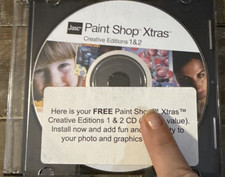 Paint Shop Xtras PC Cd Rom-RARE picture