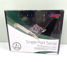 Syba Single Port Serial PCI Express Card New Sealed picture