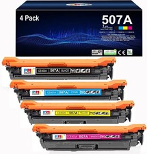 PM Colori 4-Pack Replacement HP 507A Toner Cartridges M551 M575 M570 Series picture