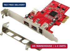 PEX-FW107 1394b & 1394a 3-Port PCI Express (PCIe) Low Profile FireWire Host Adap picture