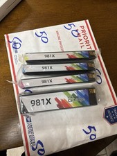 4PK Compatible 981X Ink Cartridges fits HP PageWide Managed Color MFP E58650dn picture